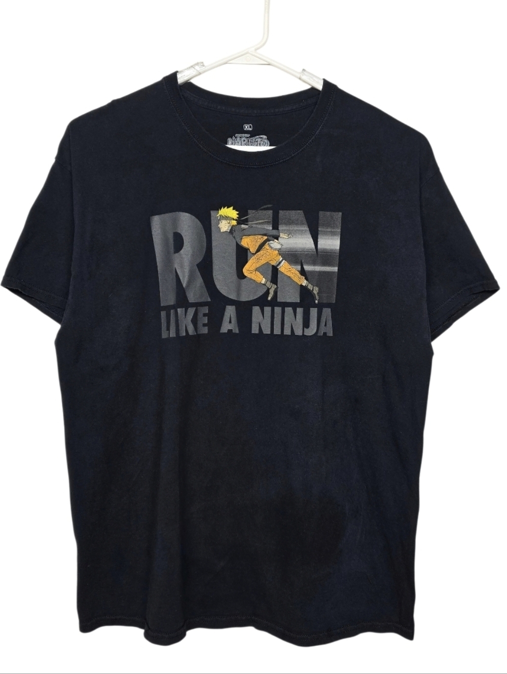 Naruto Run Like a Ninja Graphic Tee - Black